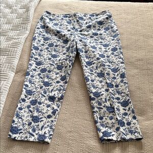 Talbots Blue Floral Women Pants